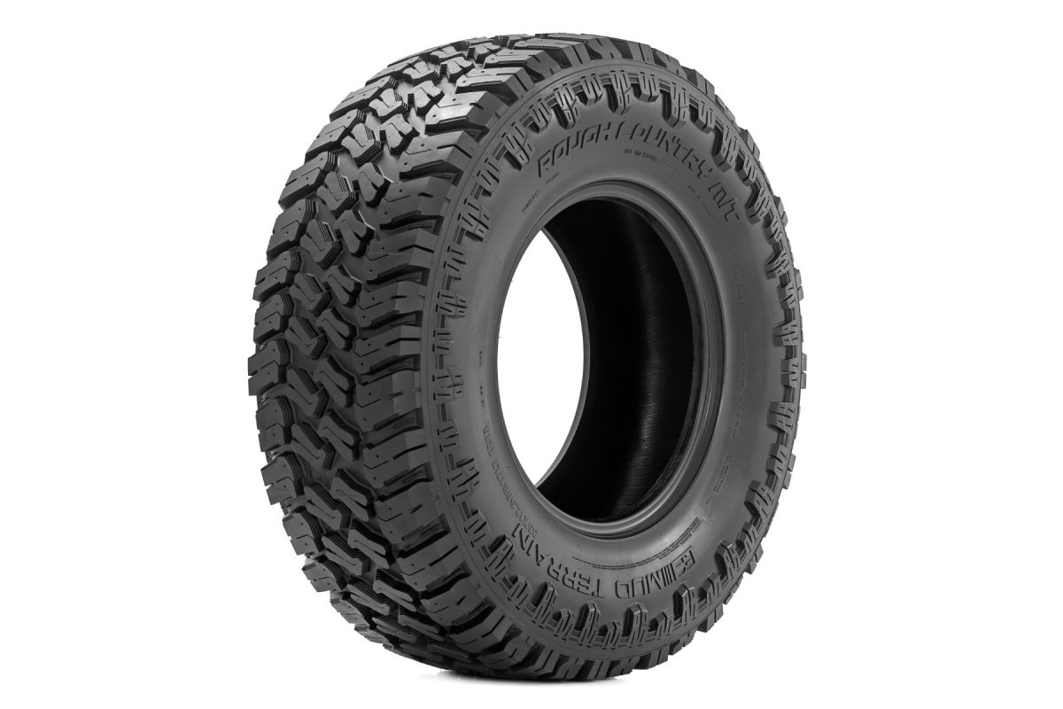 Off-Road Tire - Rough Country - M/T Tires with Dual Sidewall